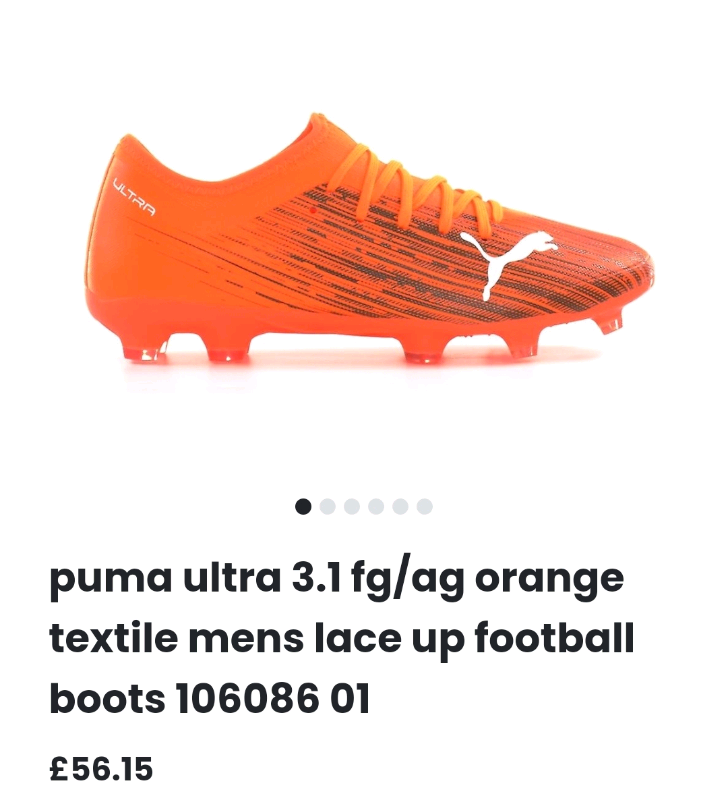 mens size 8.5 football boots